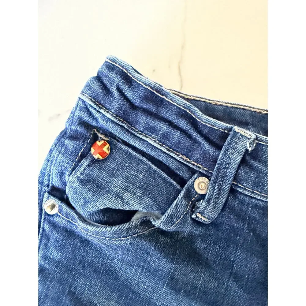 Hudson Girls Dark Wash Adjustable Waist Jeans Size 4